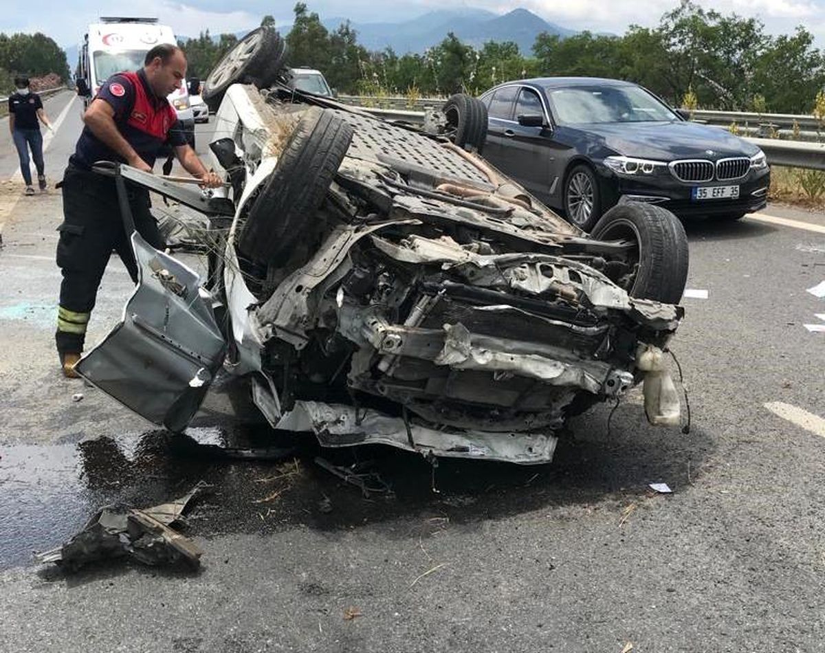 Germencik\'te trafik kazası: 1 yaralı