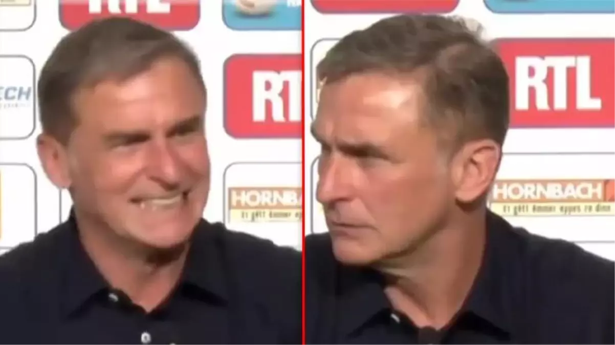 Onu hiç böyle görmediniz! Milli Takım teknik direktörü Kuntz, istediği cümleyi kuramayınca kendine sinirlendi