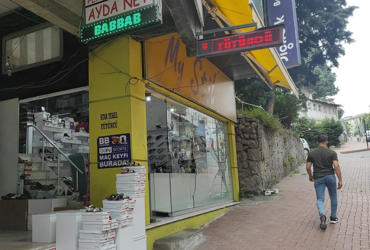 Zonguldak\'ta 7 iş yerinin camını kıran şüpheli tutuklandı