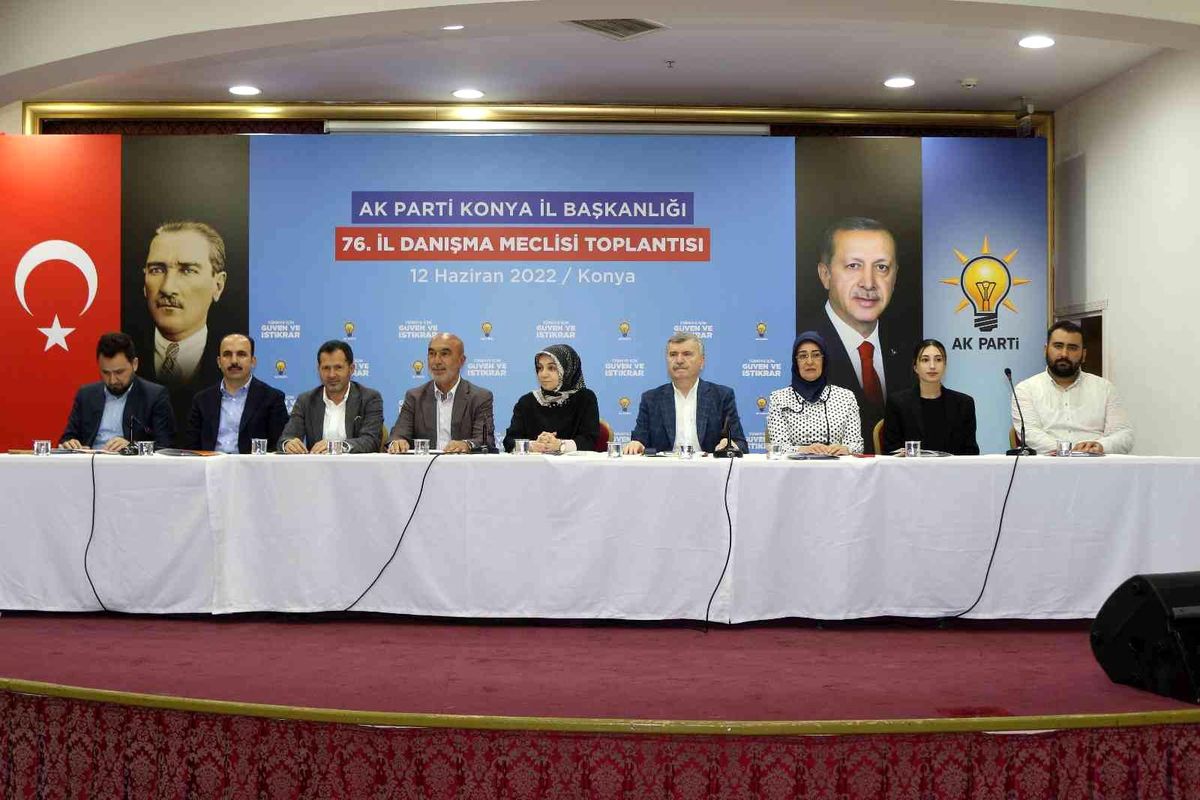 AK Parti Konya İl Başkanlığı\'nın 76. İl Danışma Meclisi Toplantısı yapıldı