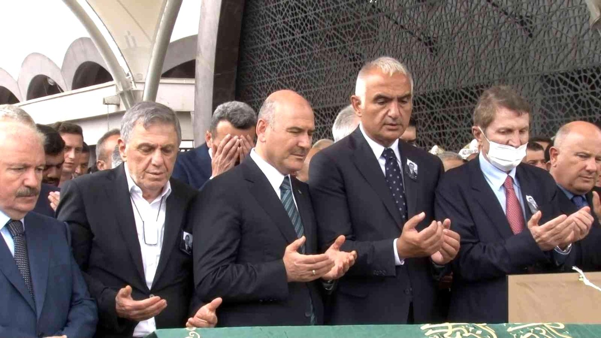 Bakanlar Süleyman Soylu ve Mehmet Nuri Ersoy, Nurettin Özaltın\'ın cenazesine katıldı