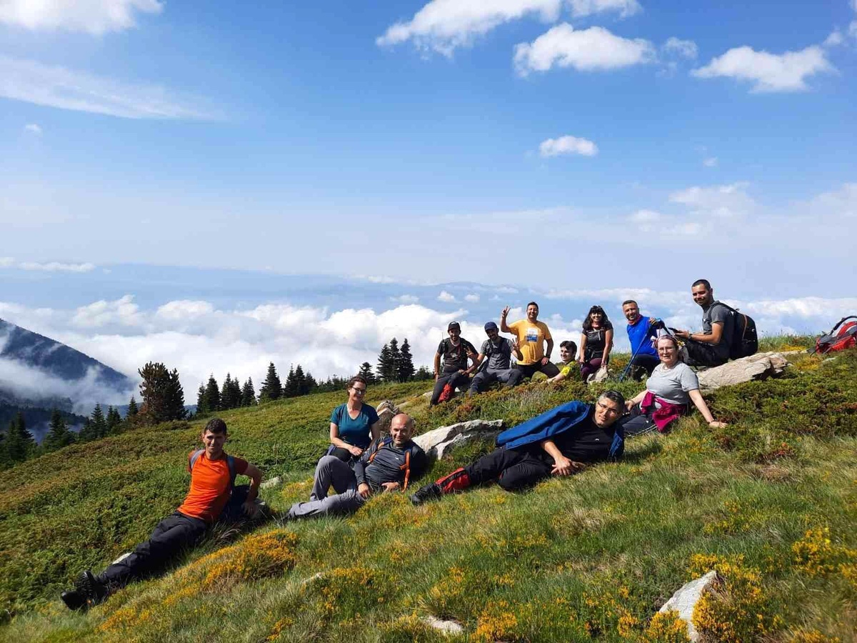 Eskişehirli sporcular hafta sonunu Uludağ\'ın eşsiz doğal güzellikleriyle geçirdi