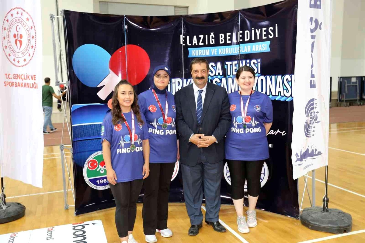 Kurum ve kuruluşlar arası masa tenisi Türkiye Şampiyonası sona erdi