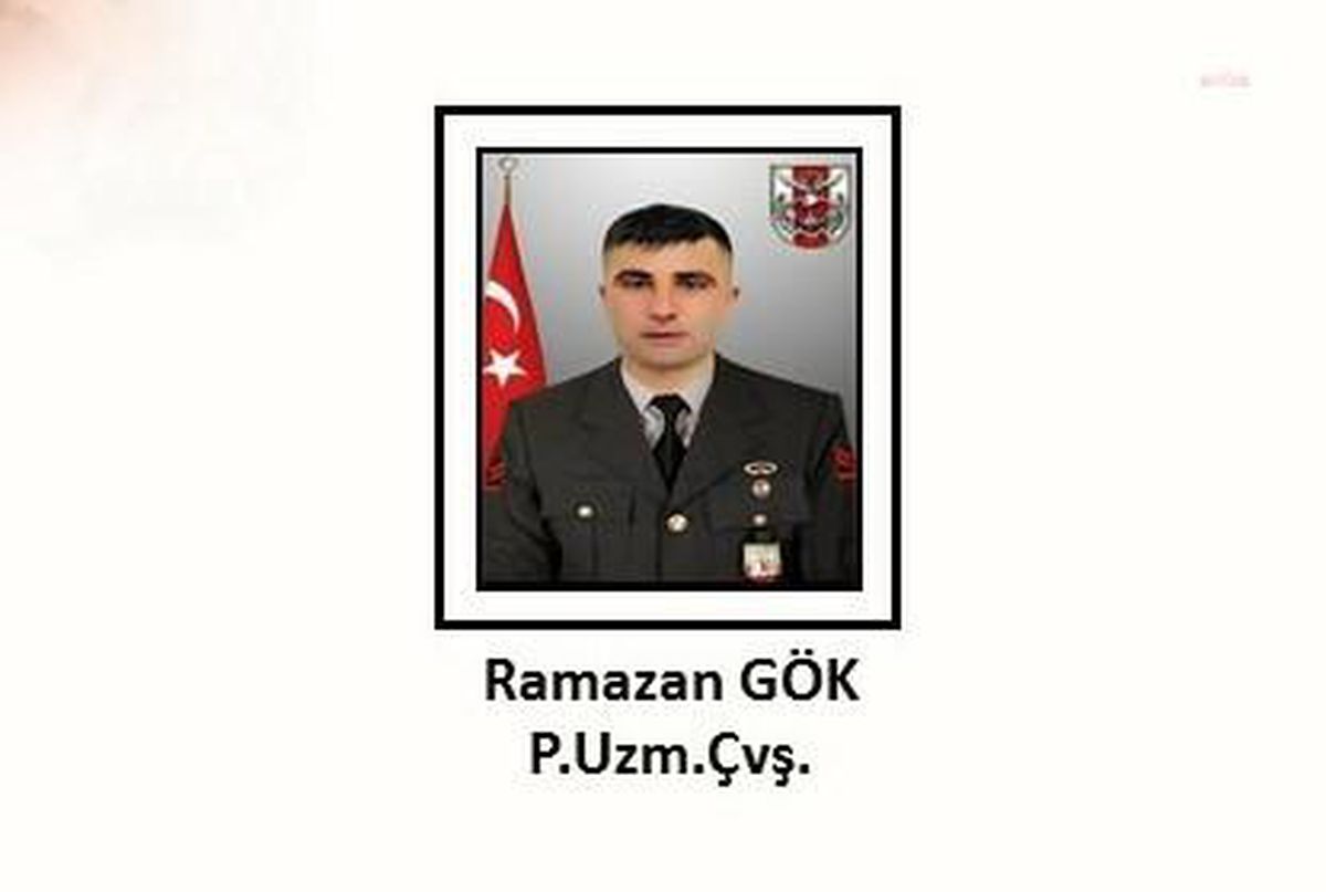 Msb: Pençe- Kilit Operasyon Bölgesinde Piyade Uzman Çavuş Ramazan Gök Şehit Oldu