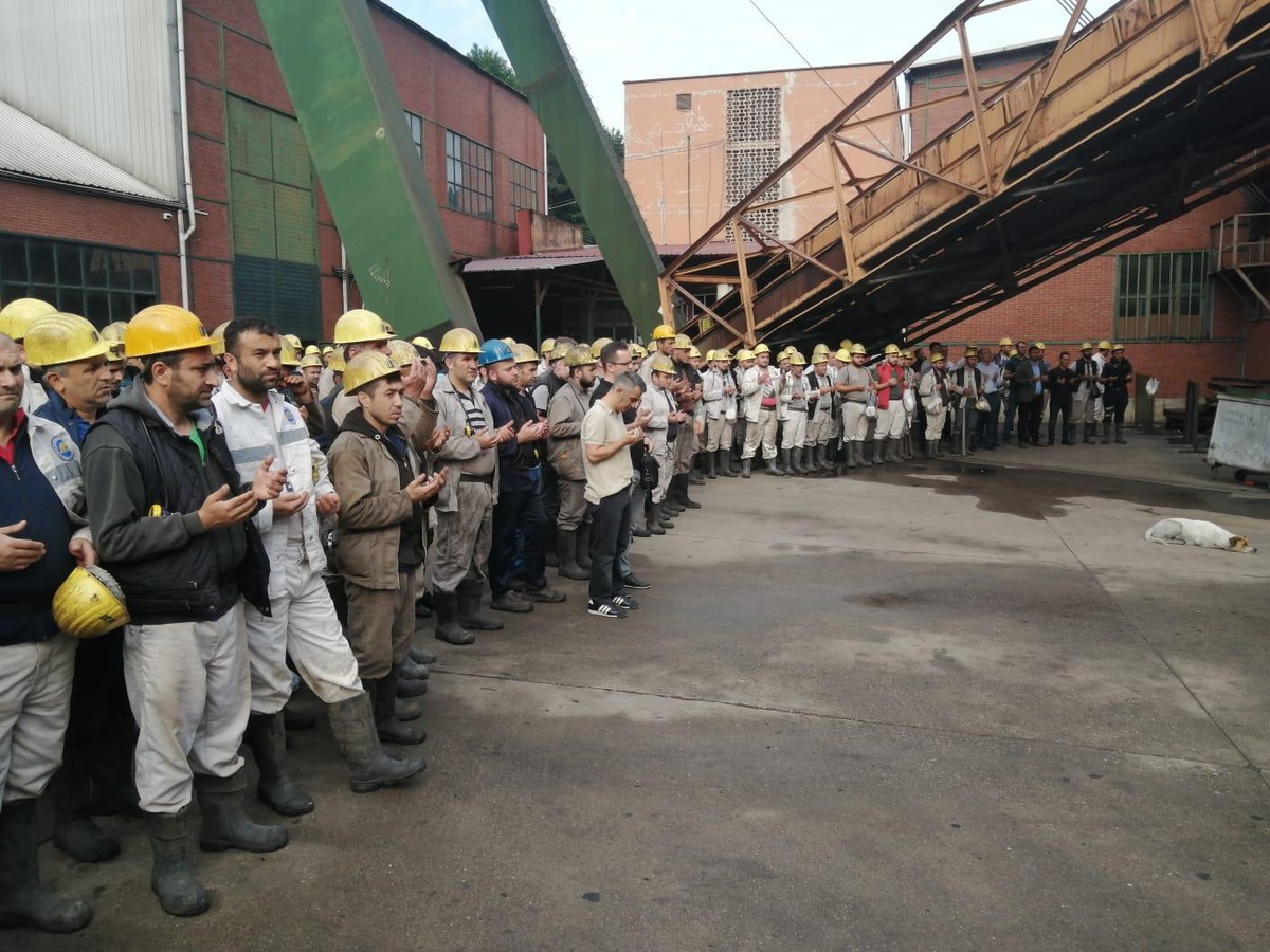 TTK\'ye ait maden ocağının yeni panosunda üretime başlandı