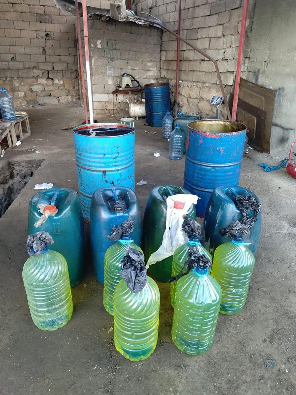 Van\'da 710 litre kaçak akaryakıt ele geçirildi