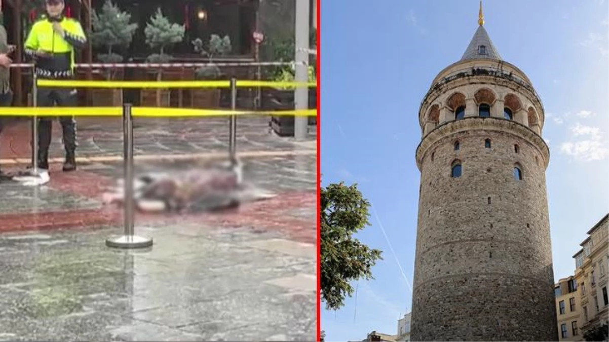Genç, İstanbul\'daki tarihi Galata Kulesi\'nden atlayarak canına kıydı