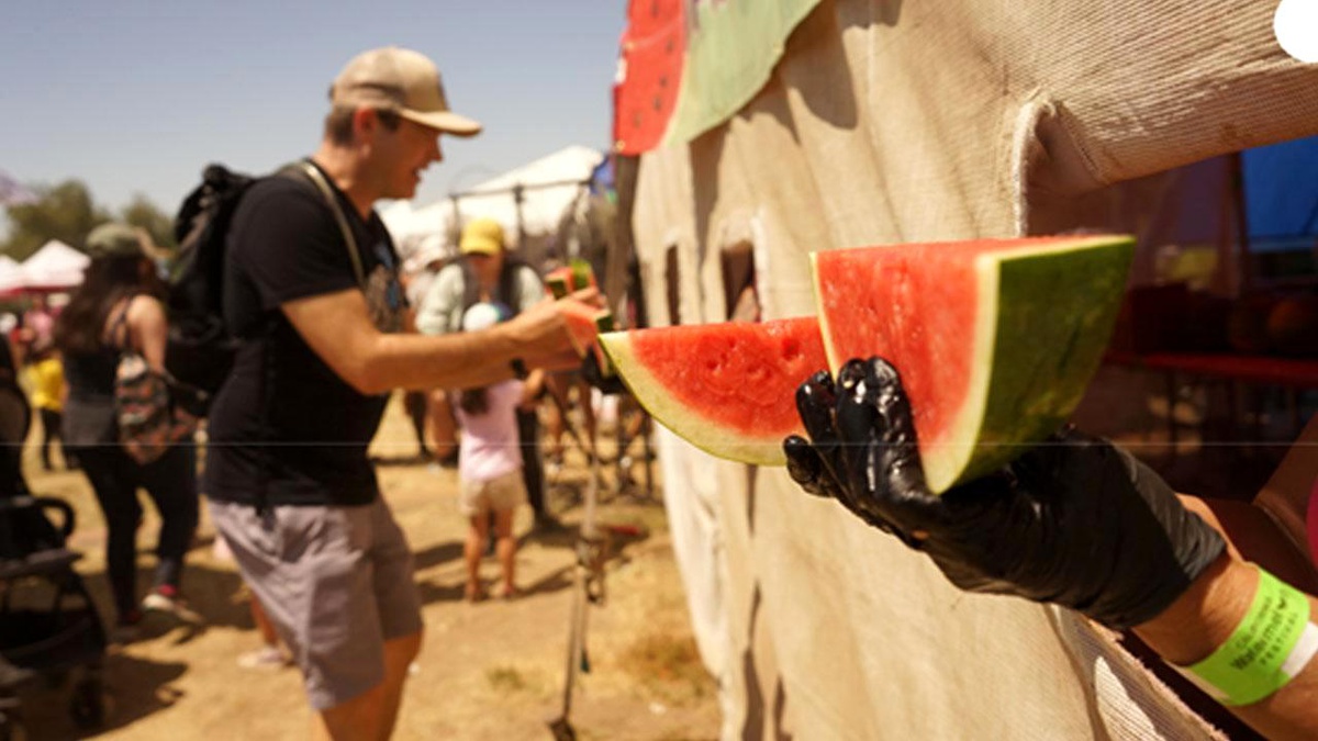 ABD\'nin Los Angeles Kentinde Karpuz Festivali Düzenlendi