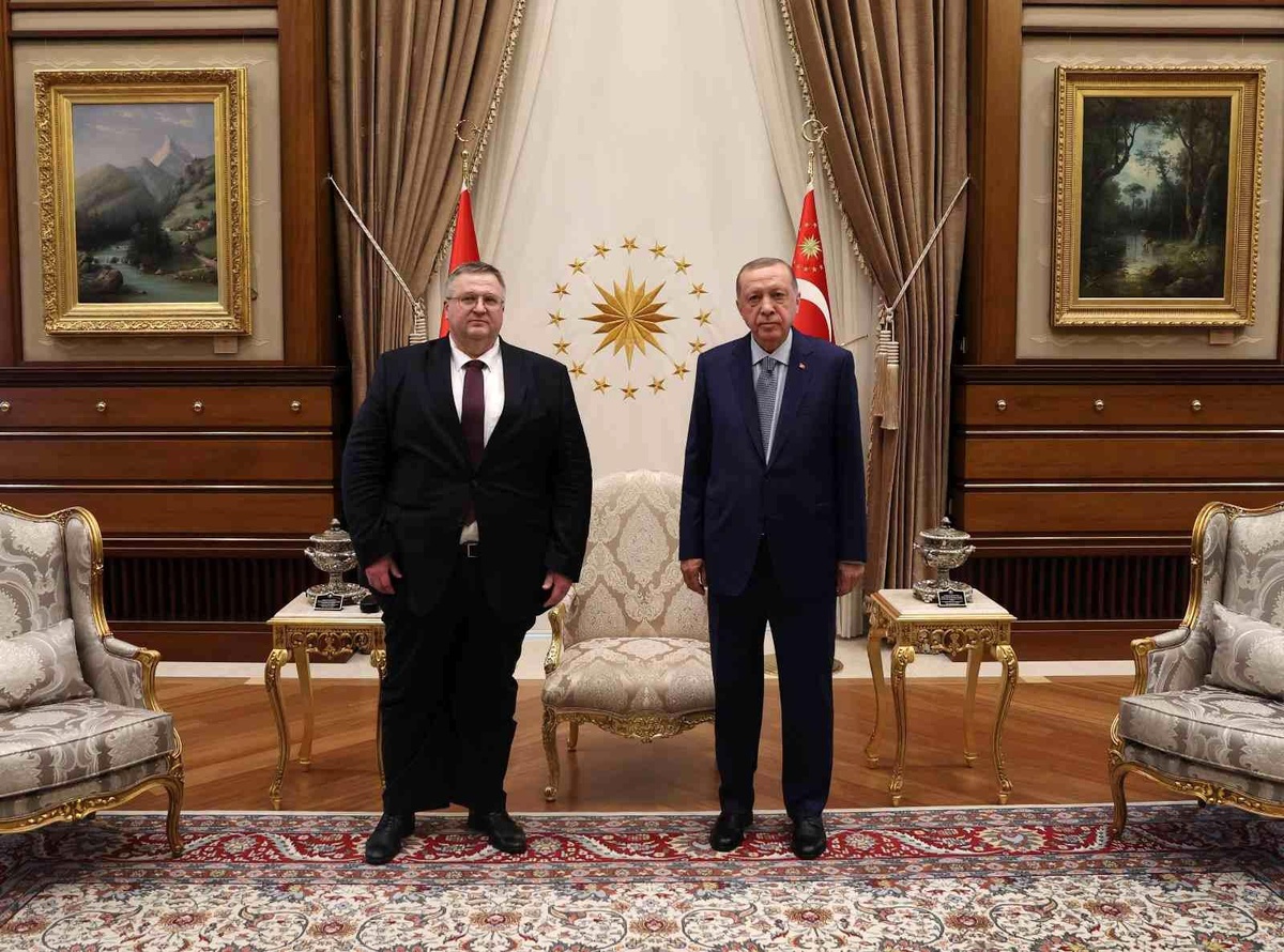 Cumhurbaşkanı Erdoğan, Rusya Federasyonu Başbakan Yardımcısı Overchuk\'u kabul etti