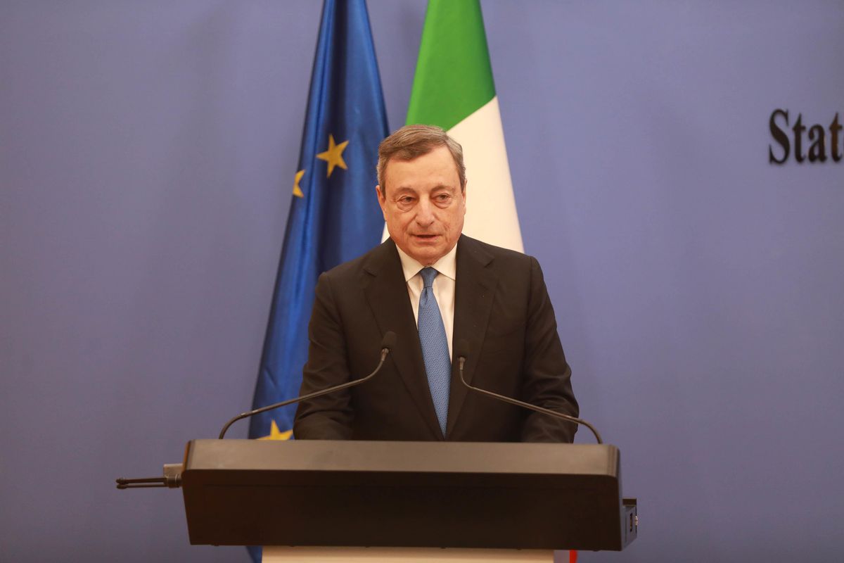 Filistin Başbakanı Iştiyye, İtalyan mevkidaşı Draghi ile iki devletli çözümü görüştü