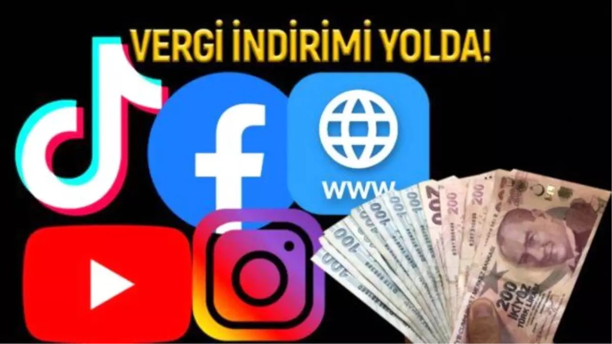 İnternetten para kazananlara müjde: Vergi indirimi yolda!