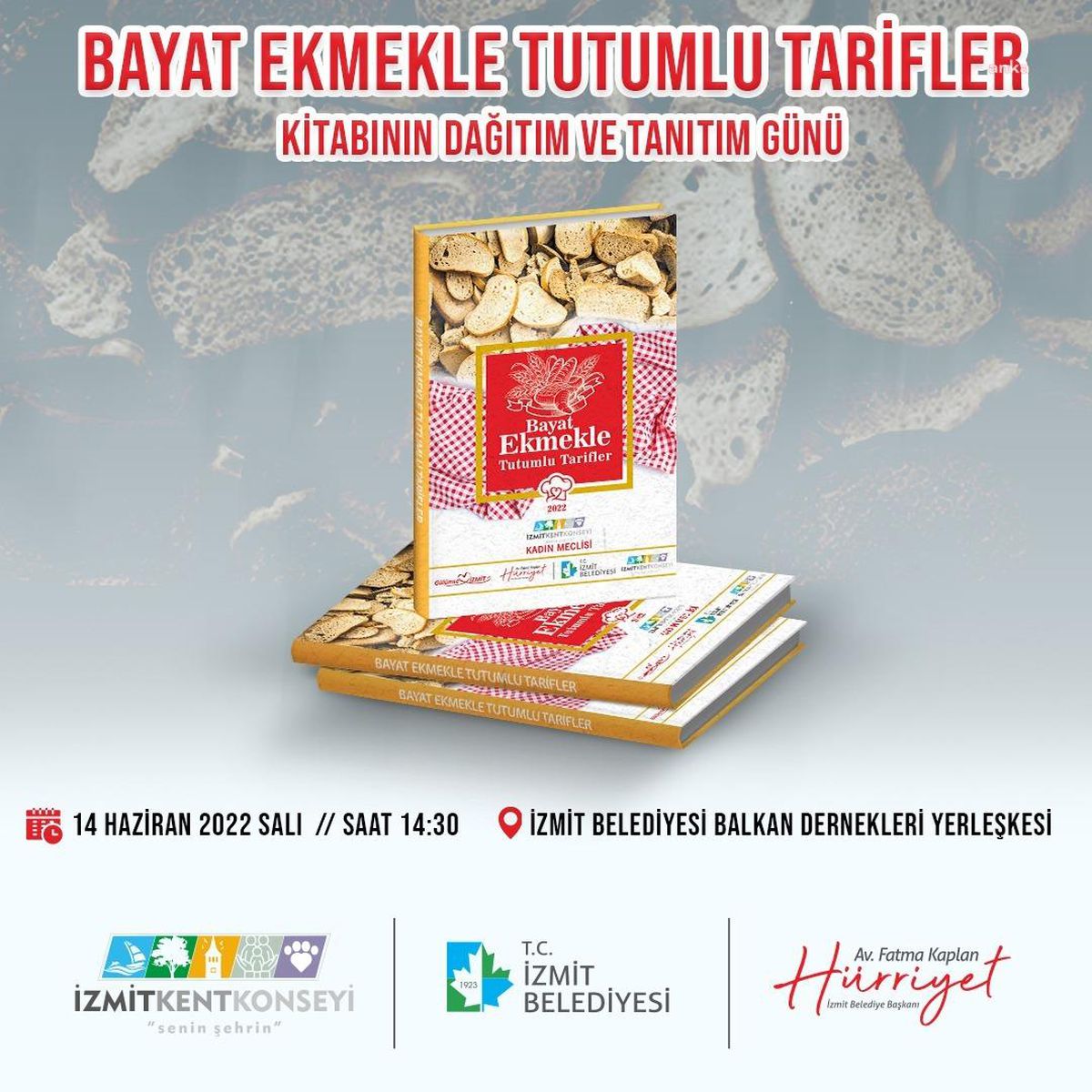 İzmit Belediyesi ve İzmit Kent Konseyi\'nden Ekmek İsrafı Konusunda Farkındalık
