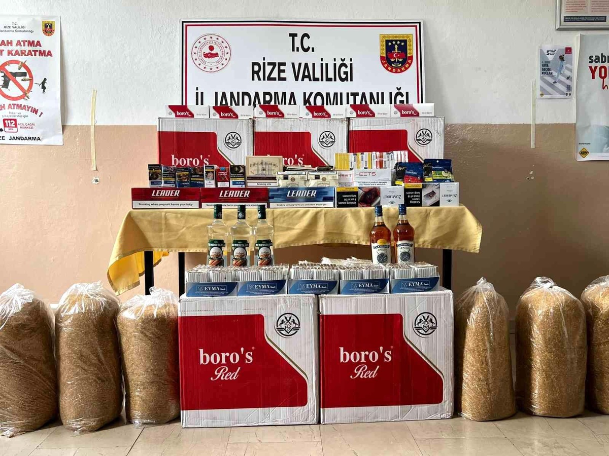 Jandarmadan sigara kaçakçılığı operasyonu: 1 gözaltı