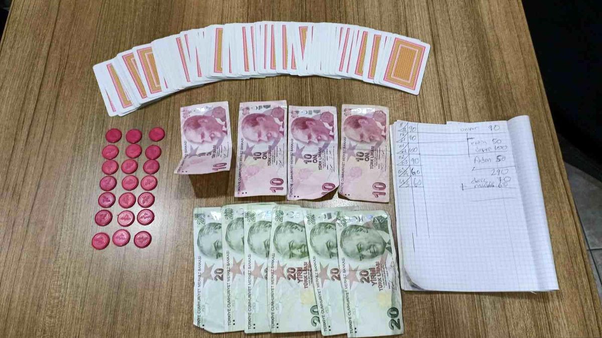 Kumar oynayan 7 kişiye 12 bin TL ceza