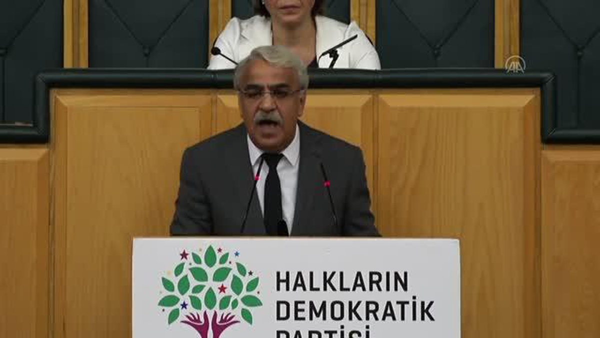 Sancar, HDP Grup Toplantısı'nda konuştu