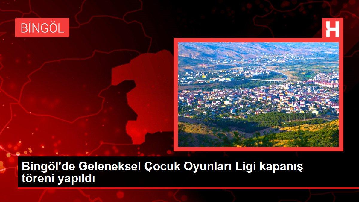 Bingöl'de Geleneksel Çocuk Oyunları Ligi kapanış töreni yapıldı