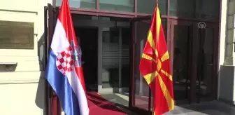 Hırvatistan Dışişleri Bakanı Radman, Kuzey Makedonya'da