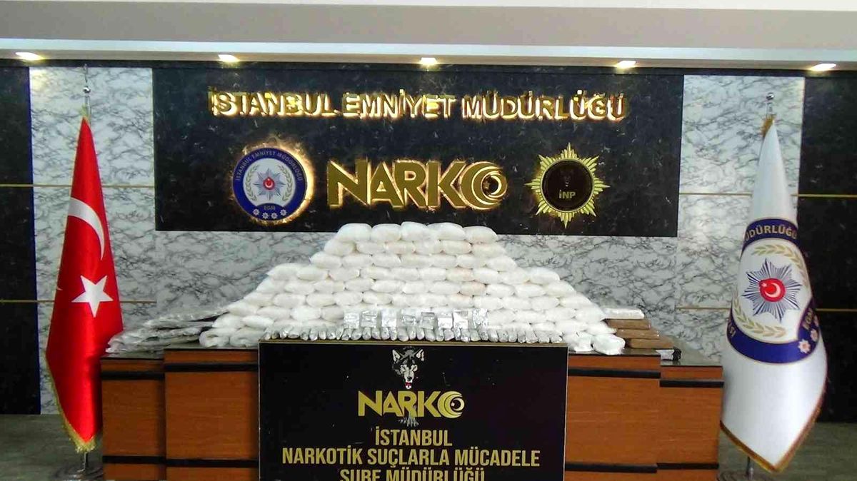 İstanbul\'da uyuşturucu operasyonları: 100 kiloya yakın uyuşturucu madde ele geçirildi