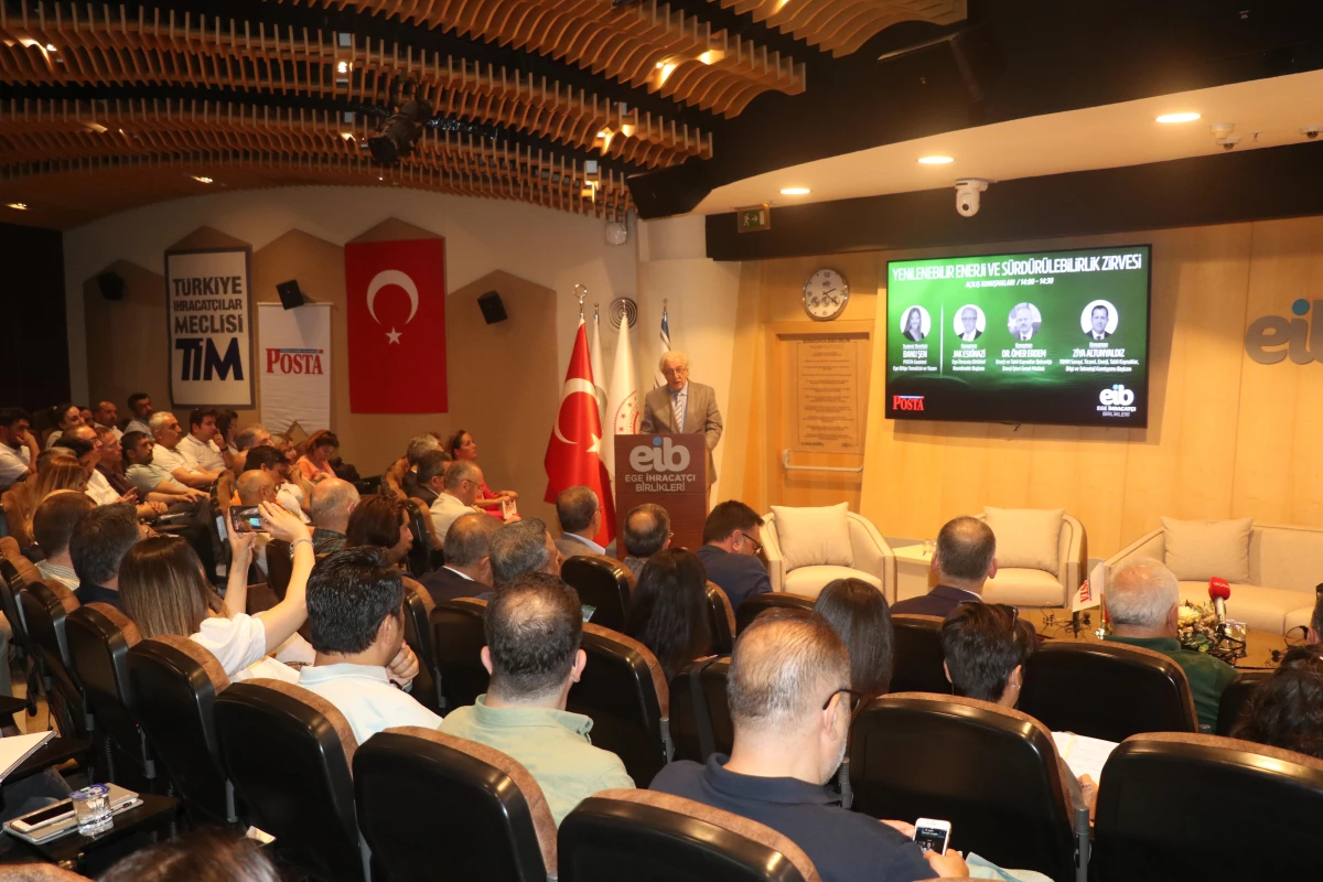 İzmir\'de "Yenilenebilir Enerji ve Sürdürülebilirlik Zirvesi" düzenlendi