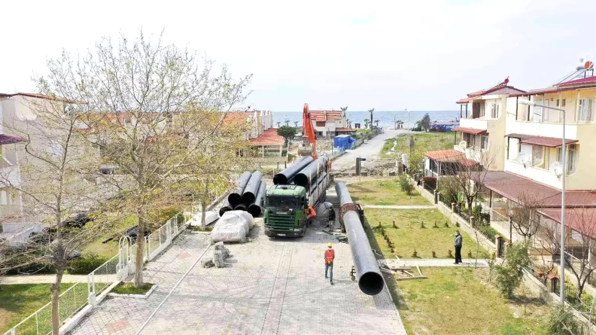 Kuşadası\'nda kanalizasyon hatları arıtma tesisine bağlandı