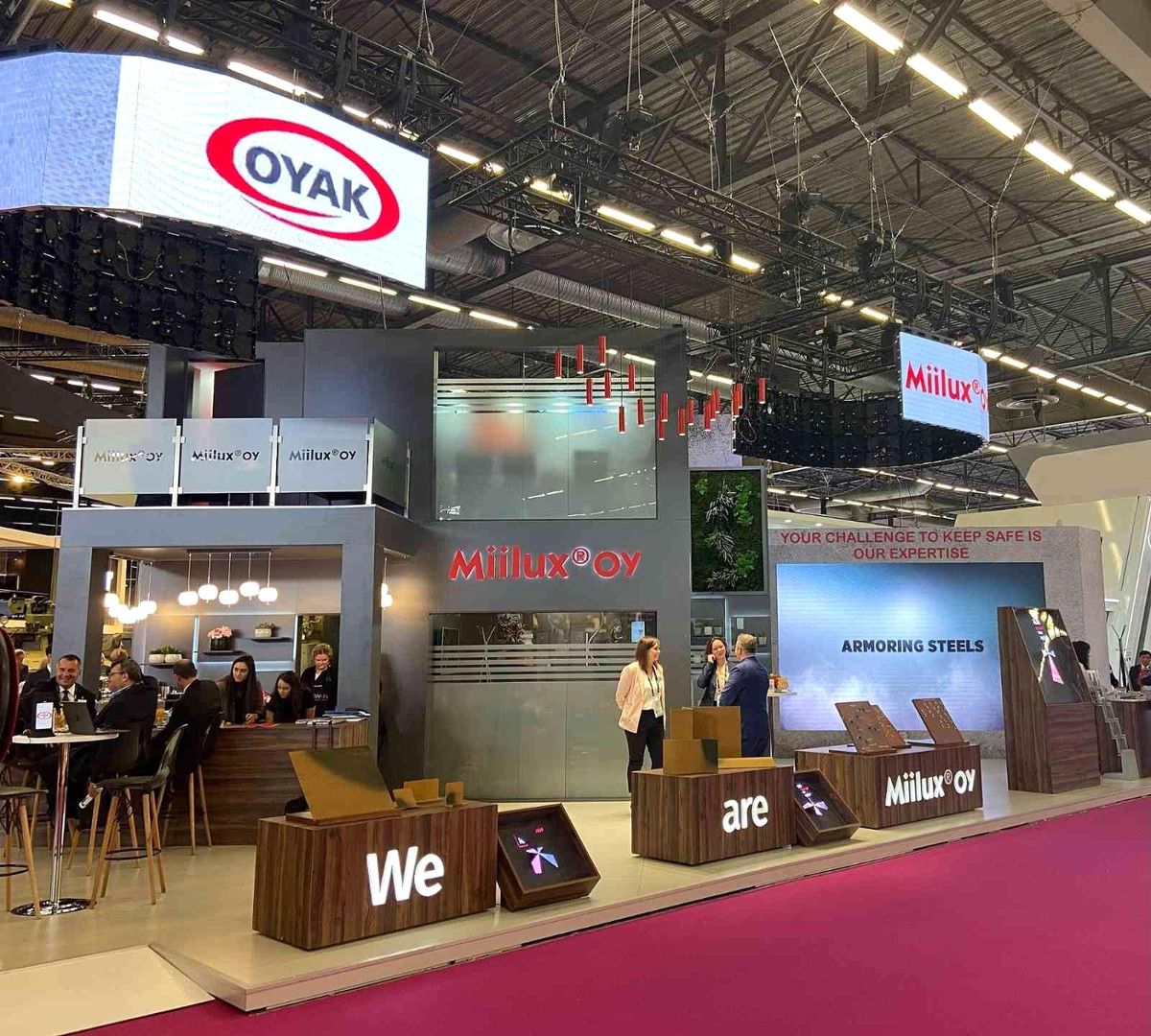 Miilux OY, Manisa'da ürettiği zırh çeliğiyle küresel arenada