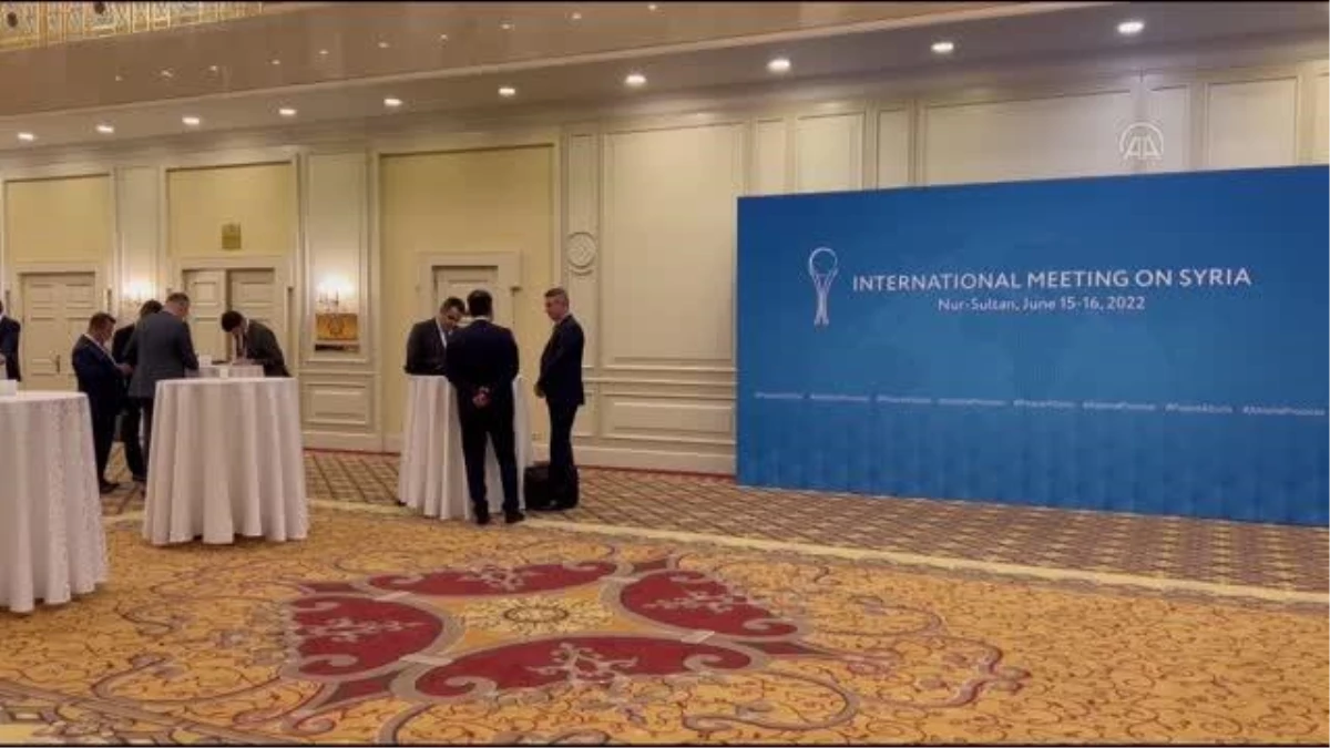 NUR SULTAN - Suriye konulu 18. Astana görüşmelerinin ilk günü sona erdi