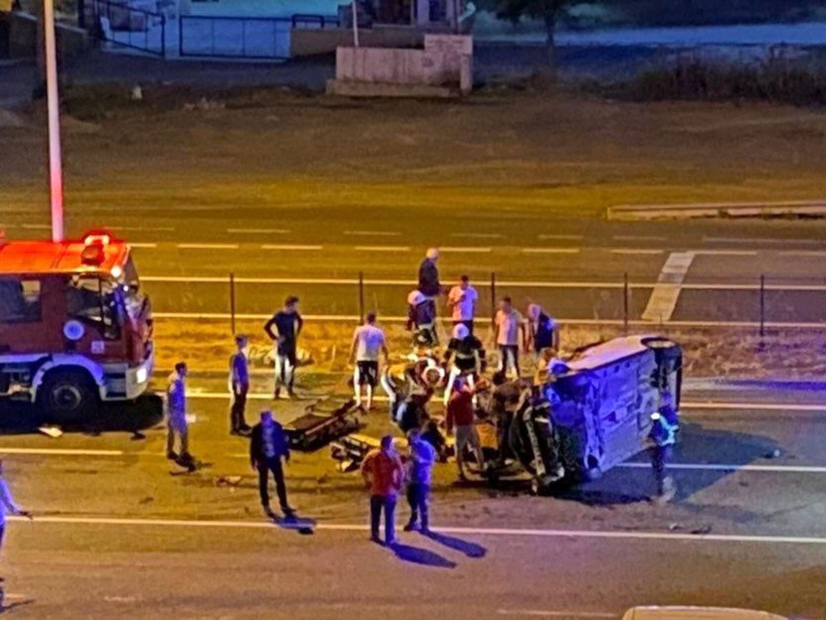 Tekirdağ\'da feci kazada hemşire öldü, 3 kişi yaralandı