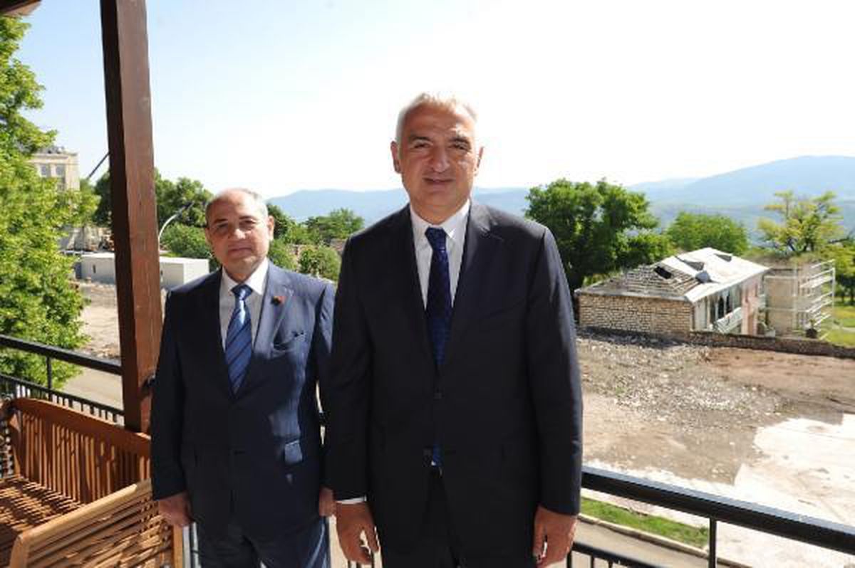 Türk heyeti Şuşa\'da