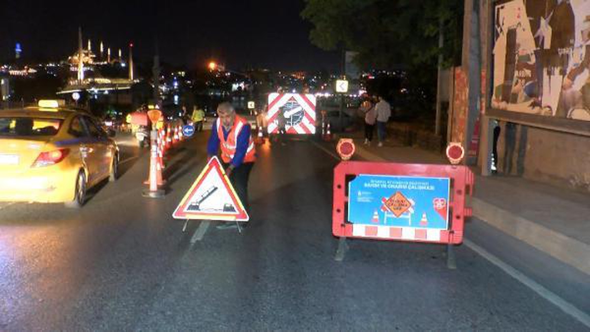 Atatürk Köprüsü araç ve yaya trafiğine kapatıldı