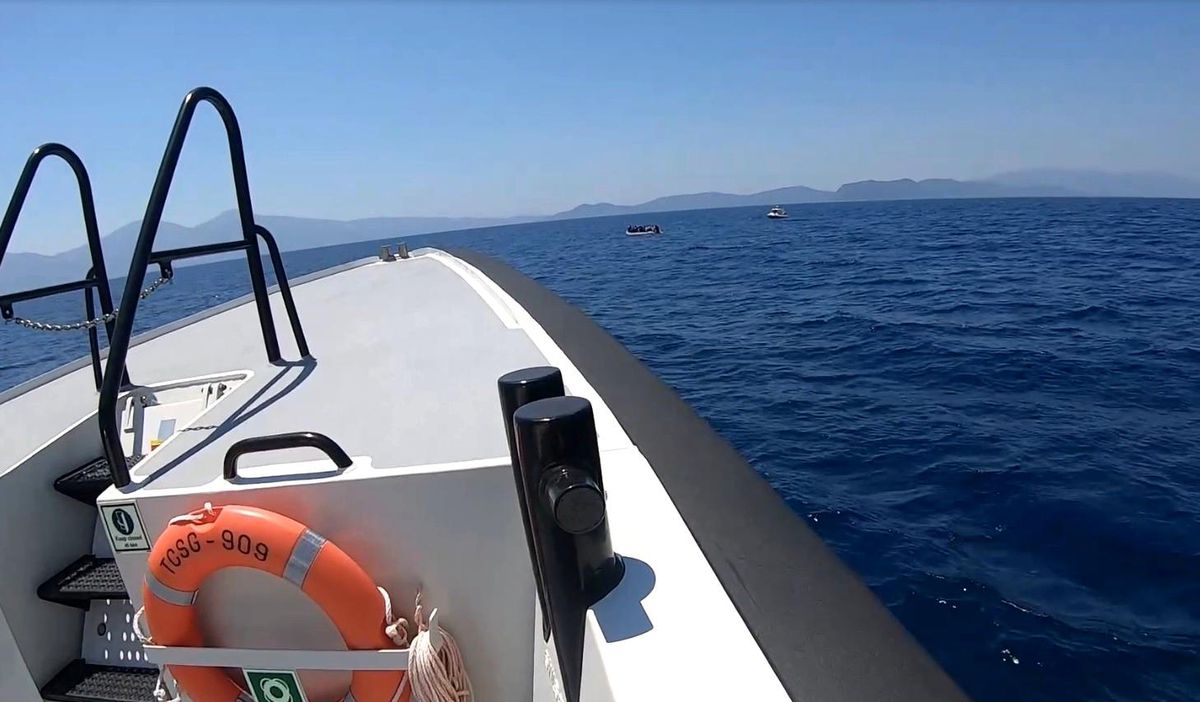 Aydın\'da 34 düzensiz göçmen kurtarıldı