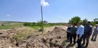 Başkan Kavuş yağışlardan olumsuz etkilenen 4 mahallede incelemelerde bulundu