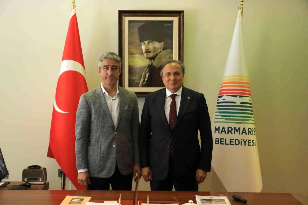 Marmaris Belediye Başkanı Oktay, Seyit Torun\'u Ağırladı