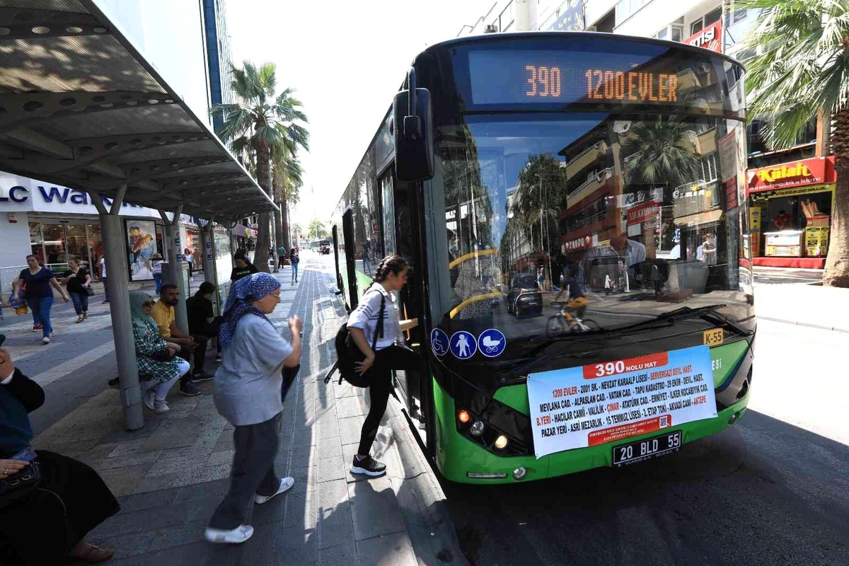 Denizli\'de YKS\'ye girecekler öğrencilere ücretsiz ulaşım imkanı