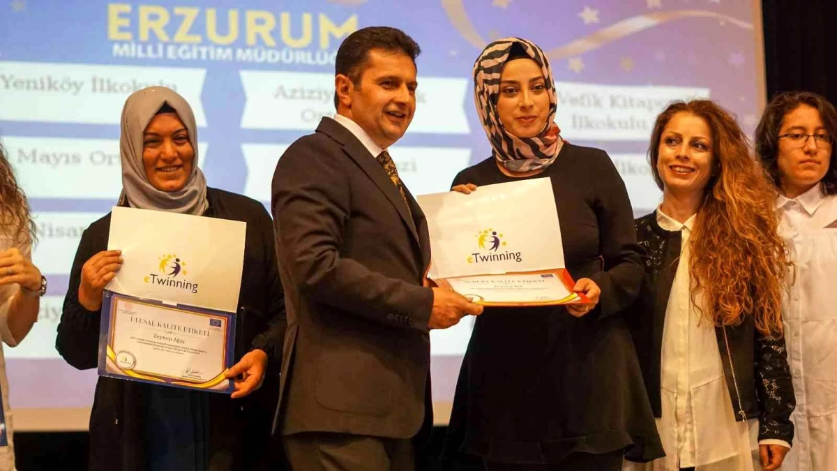 Erzurum\'dan \'eTwinning Kalite Etiketi Ödüllerinde\' rekor artış