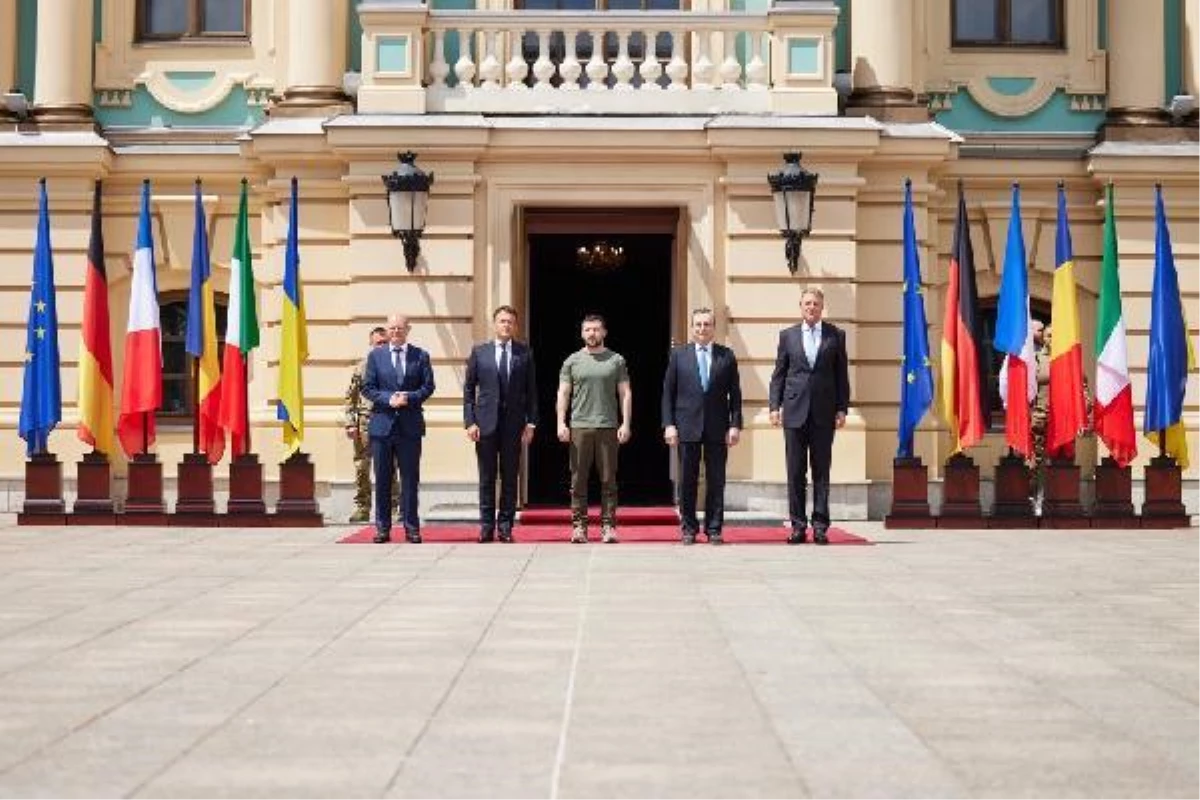 Almanya, Fransa ve İtalya liderleri, Kiev\'de