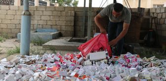 Suriye'nin kuzeyindeki Rasulayn ilçesinde eczanelerde denetim yapıldı