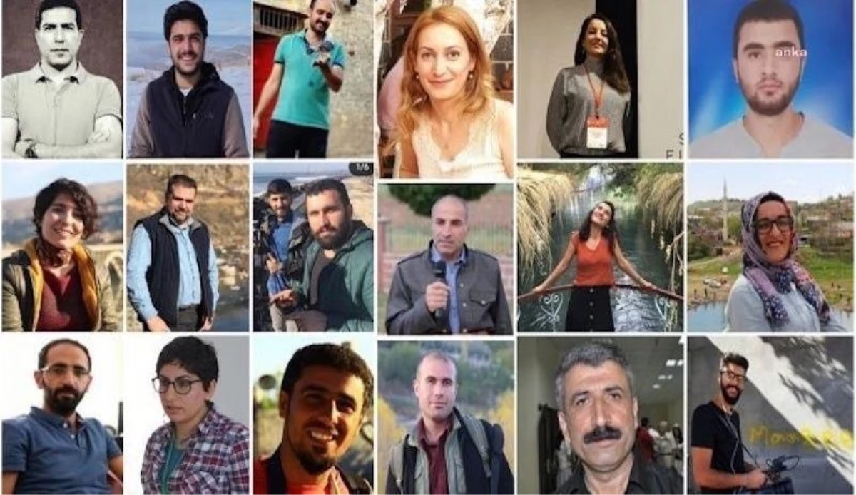 Türkiye Gazeteciler Sendikası: "Diyarbakırda 8 Gündür Gözaltında Tutulan 20 Meslektaşımızın 16\'sı Örgüt Üyeliği İddiasıyla Tutuklandı"