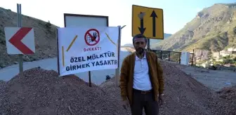 'Zarara Uğradım' dedi, hastane yolunu 2. kez ulaşıma kapattı