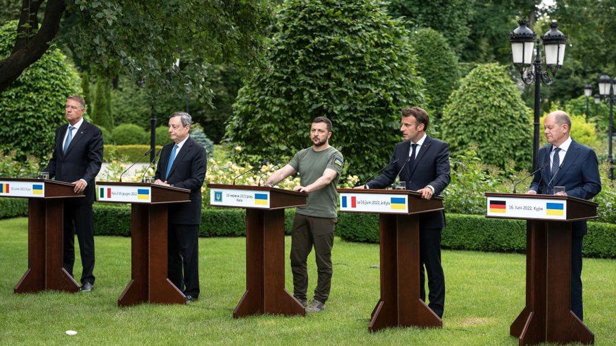 Ukrayna savaşı: Macron, Scholz ve Draghi eleştiriler sonrası birlikte Kiev\'e gitti