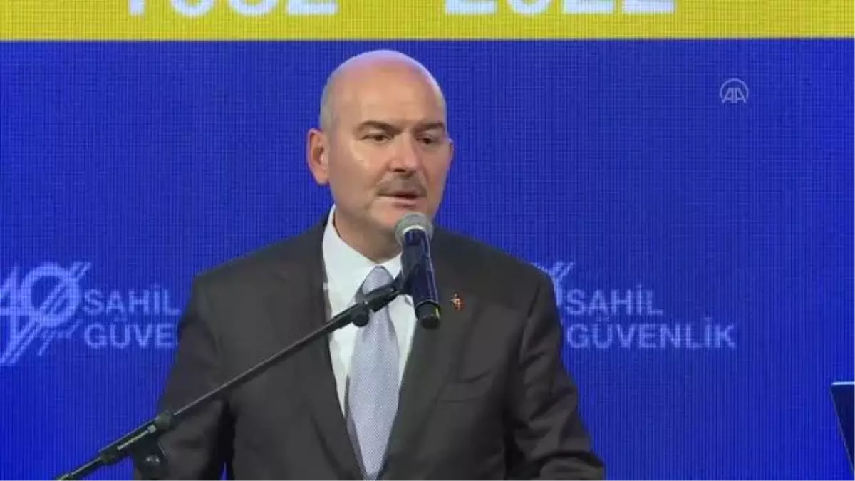 İçişleri Bakanı Soylu, Sahil Güvenlik Komutanlığının kuruluş yıl dönümü töreninde konuştu: (2)