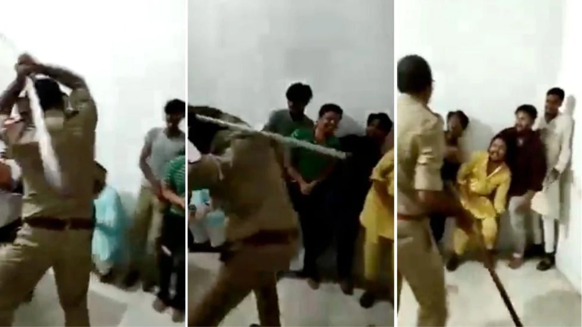 Hindistan\'da polisler gözaltındaki Müslümanları dövdü, milyonlarca kişinin izlediği video tepki çekti