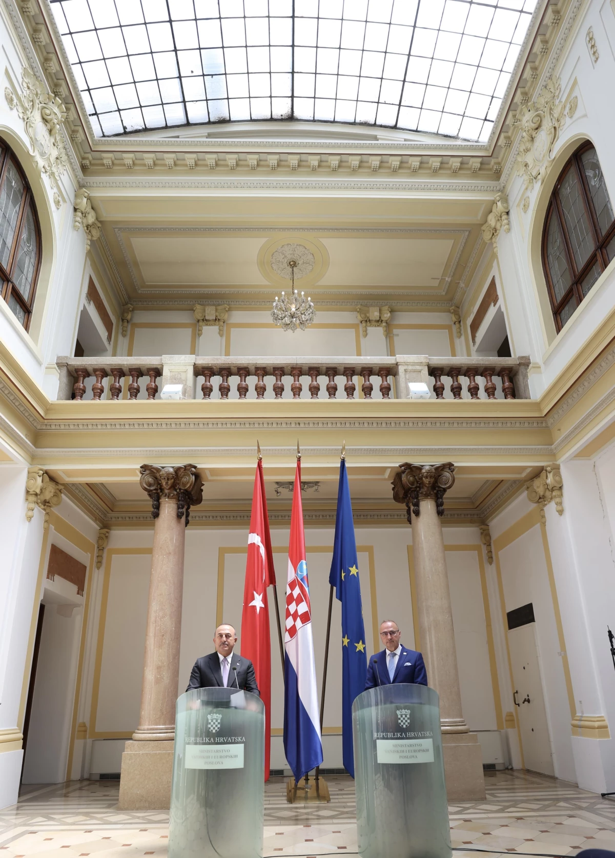 Hırvatistan Dışişleri Bakanı Grlic-Radman, Bakan Çavuşoğlu ile ortak basın toplantısında konuştu