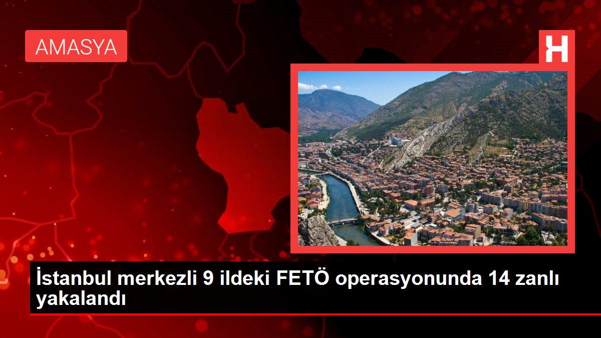 İstanbul merkezli 9 ildeki FETÖ operasyonunda 14 zanlı yakalandı