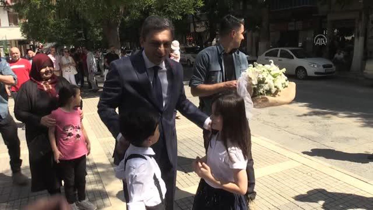 Öğrenciler karne heyecanı yaşadı