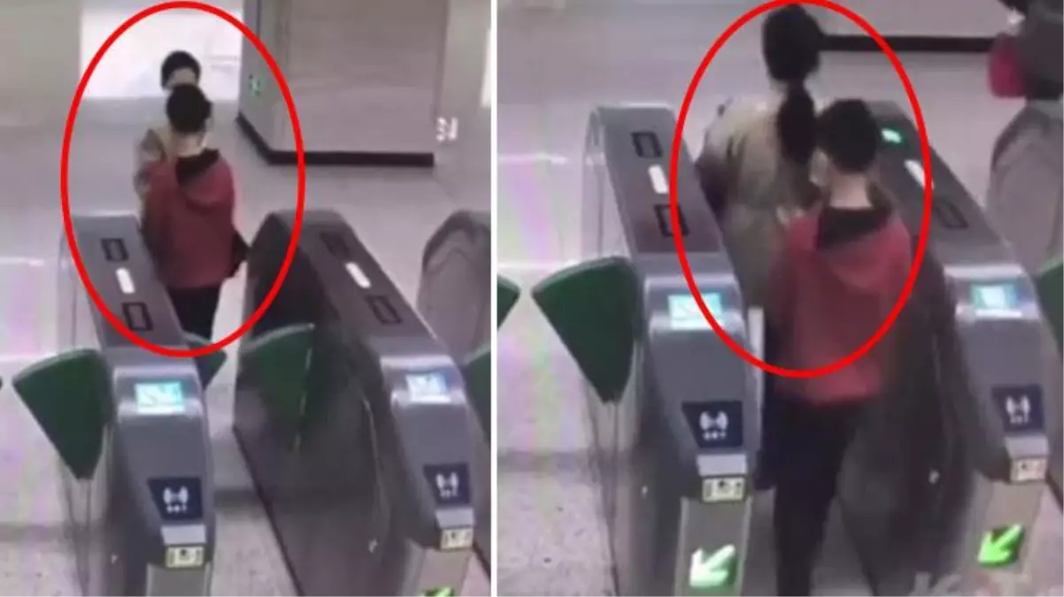 Çocuk, metrodan kaçak geçti! Annesinin durumu fark ettikten sonra yaptığı takdir topladı