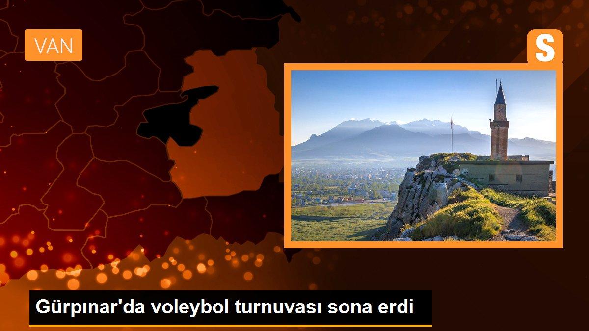 Gürpınar\'da voleybol turnuvası sona erdi