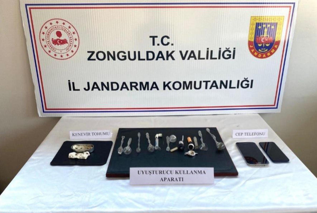 Zonguldak\'ta uyuşturucu operasyonunda 3 şüpheli tutuklandı