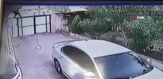 Bir miktar para ve ziynet eşyası çalan hırsız 2'nci kattan böyle atlayıp kaçtı