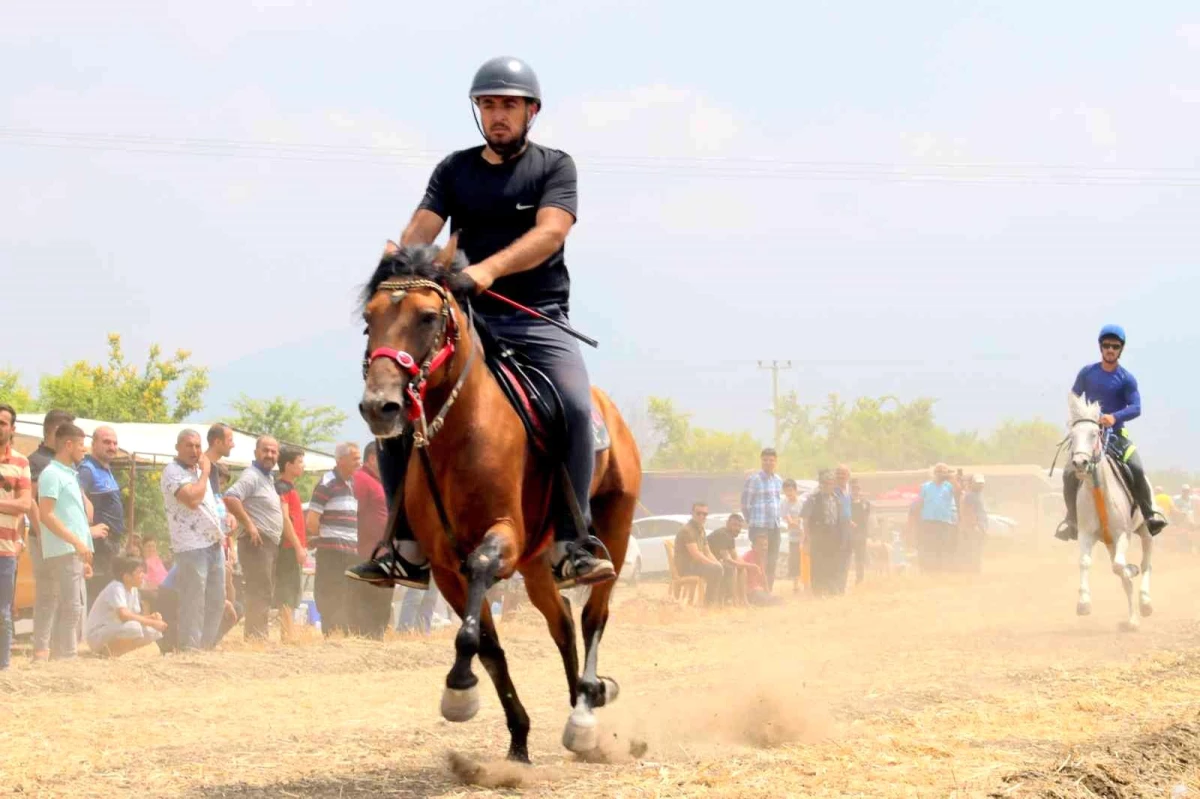 Osmaniye\'de rahvan at yarışları nefes kesti