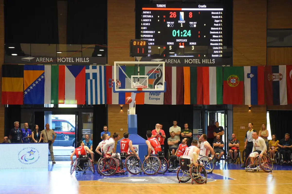 Tekerlekli Sandalye Basketbol A Milli Takımı yarı finalde